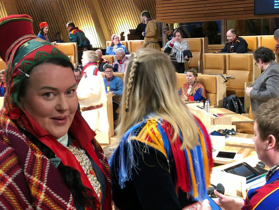 Sametingspresident Silje K. Muotka oppfordrer til å komme med innspill til veikartet.
 Foto: Stein Torger Svala