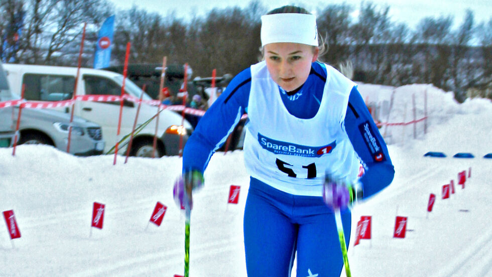 Maiken Seim Vorren fra Polarstjernen er blant idrettsutøverne som er tatt med i prosjektet til Olympiatoppen Nord-Norge.
 Foto: Torbjørn Ittelin