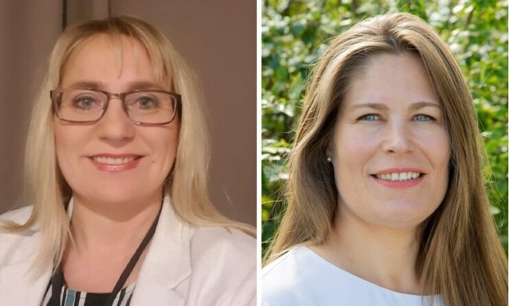 Fylkesrådene Karin Eriksen og Linda Helèn Haukland 

Pressefoto/Anders Haukland