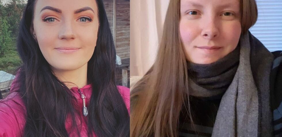 Kamilla Olsen Simensen (til venstre) og Kátjá Márjá Berg Grønnli er to av søkerne til stilling som brannkonstabel i Karasjok.
 Foto: Privat