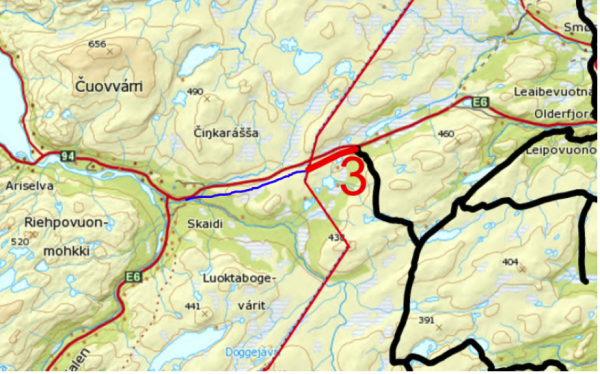 Løypetilknytning på Hatter