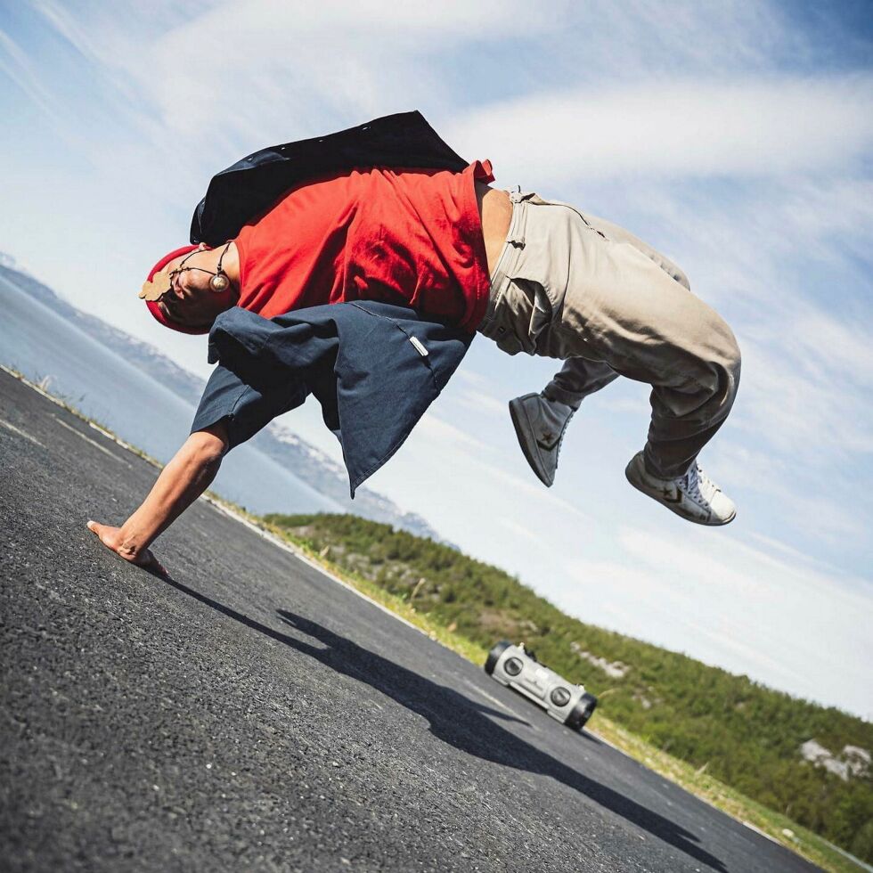 Hip-hop danser Carlos Catun aka Bboy Gatoty. Pressefoto