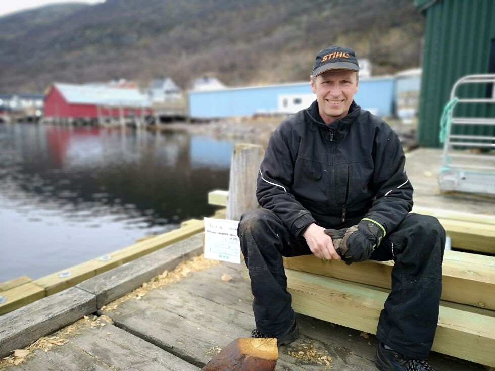 Sverre Kimo Pedersen fra Smalfjord i Tana.
 Foto: Erik Brenli