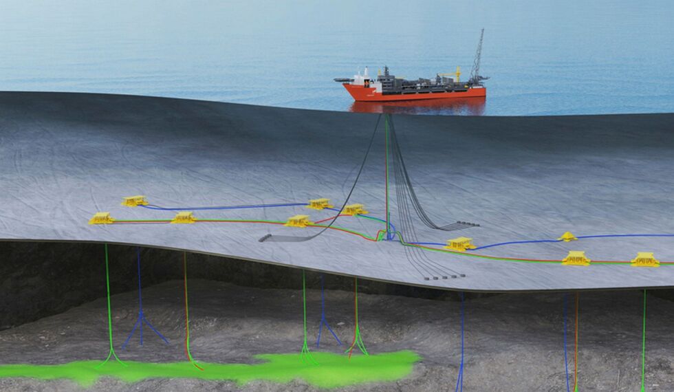 Johan Castberg-feltet i Barentshavet. Illustrasjon: Equinor