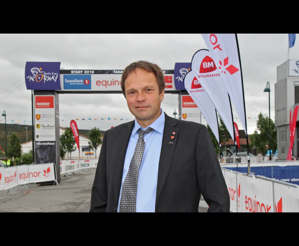 Tanaordfører Frank M. Ingilæ mener Arctic Race of Norway er positivt for hele Finnmark og Nord-Norge, og verdt pengene som blir brukt.
 Foto: Torbjørn Ittelin
