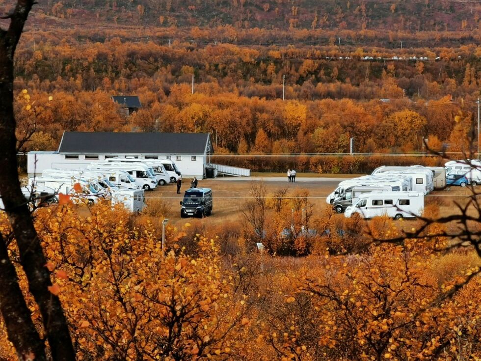 I fjor høst var det bobiltreff i Skiippagurra. I år blir det regiontreff med årsmøte i Tana.
 Foto: Privat