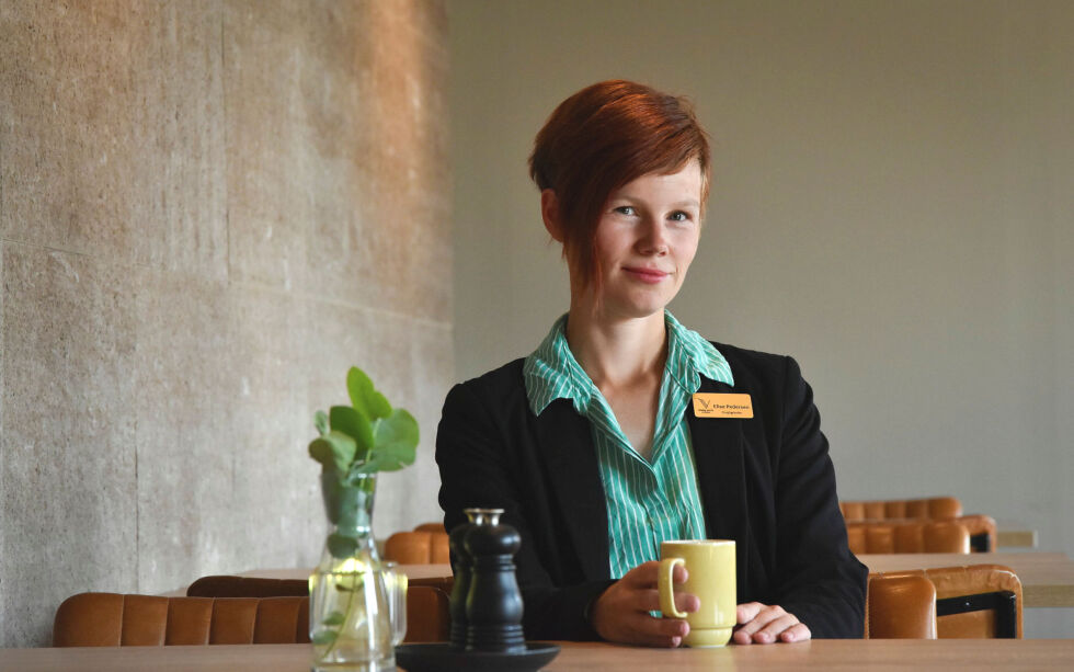 Elise Kristine Israelsen Pedersen (29) er daglig leder på Verdde Hotel.
 Foto: Sara Olaussen Stensvold