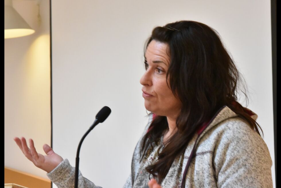 APs Mona Skanke vil midlertidig forby oppdrett i Porsangerfjorden selv om det finnes områder avsatt til akvakulturtiltak i gjeldende arealplan.
 Foto: Bjørn Arne Johansen