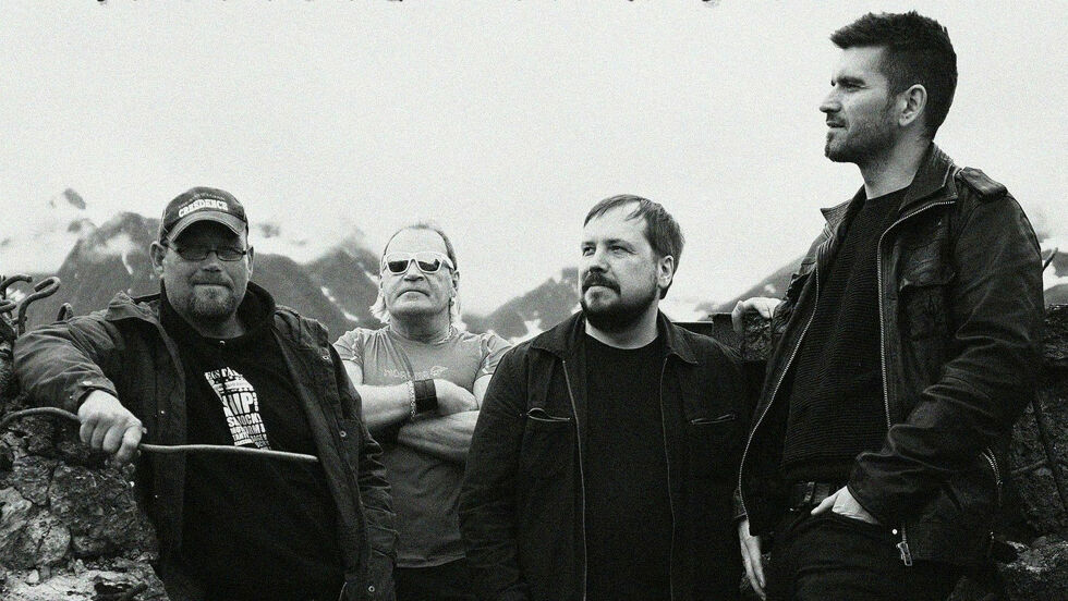 The Norwegian Creedence spiller på Perleporten kulturhus på lørdag. Fra venstre Odd-Ivar Johnsen, Kai Henning Skimelid, Odd Jarle Strand og Karl Rune Rubach.
 Foto: Privat
