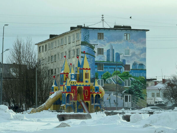 Fargerikt i Russland