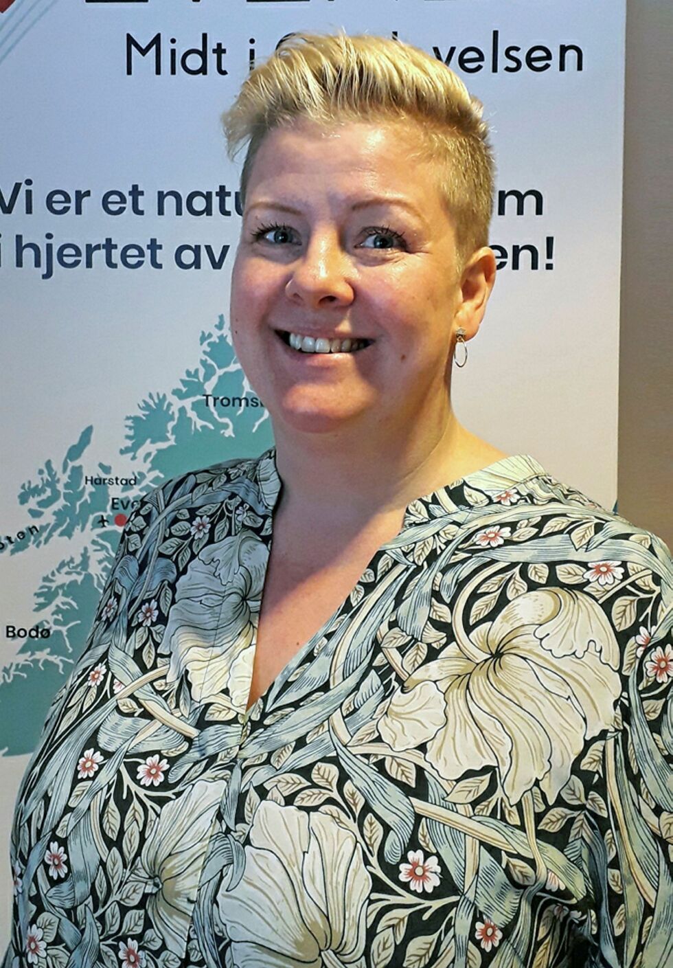 Evy Kvammen representerer Evenes tverrpolitiske liste.
 Foto: Evenes kommune