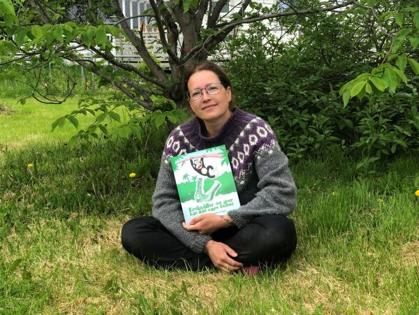 Ute med ny barnebok