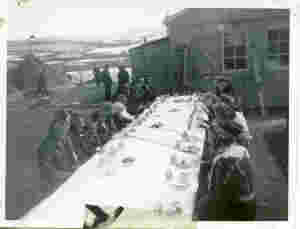 Vafler og kakao i Kautokeino våren 1945