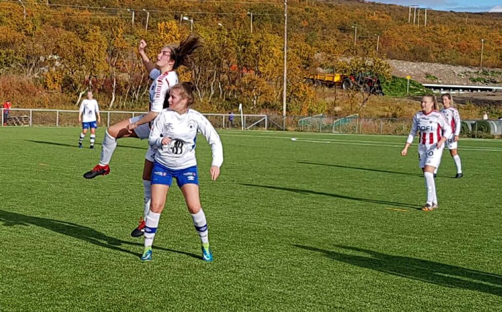 Tromsø IL ser ut til å gå mot seriemesterskapet i 2. divisjon kvinner. Søndag vant laget 2-1 mot Polarstjernen.
 Foto: Torbjørn Ittelin
