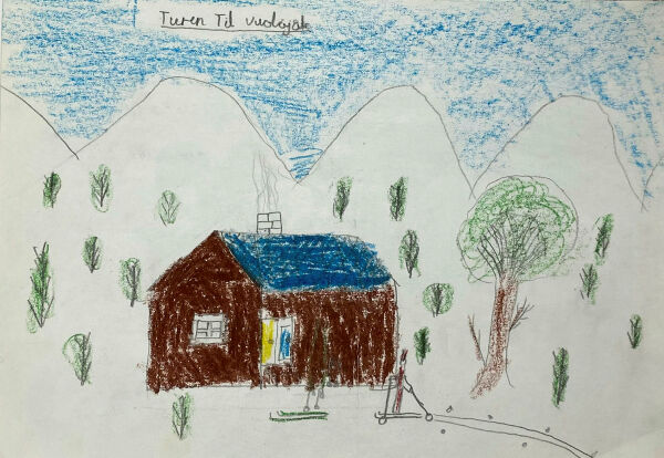 Barnetegninger fra Skoganvarre