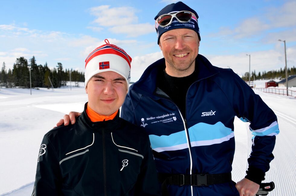 Håvard Mikalsen har kommet inn på skigymnaset i Meråker. Lakselv-gutten ser frem til å trekke veksler på Frode Estils kompetanse.
 Foto: Svein Halvor Moe