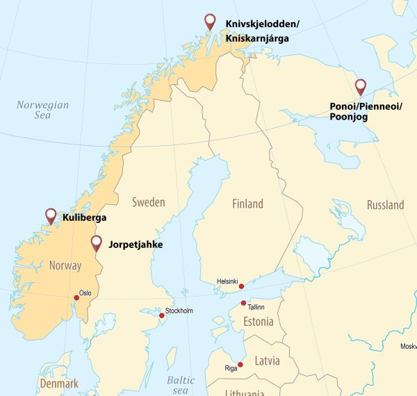 Samiske stedsnavn