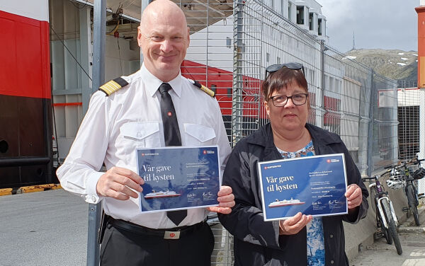 Fikk pengegave fra Hurtigruten