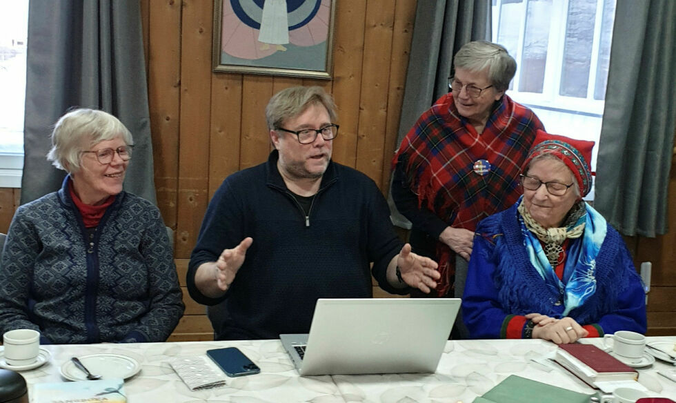 Fra venstre Gerd Marie Østbø, Robert Greiner, Evelyn Berglund og Britta Johansen.
 Foto: Asfrid Karlsen