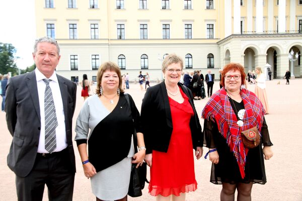Hyllet kongens flotte tale