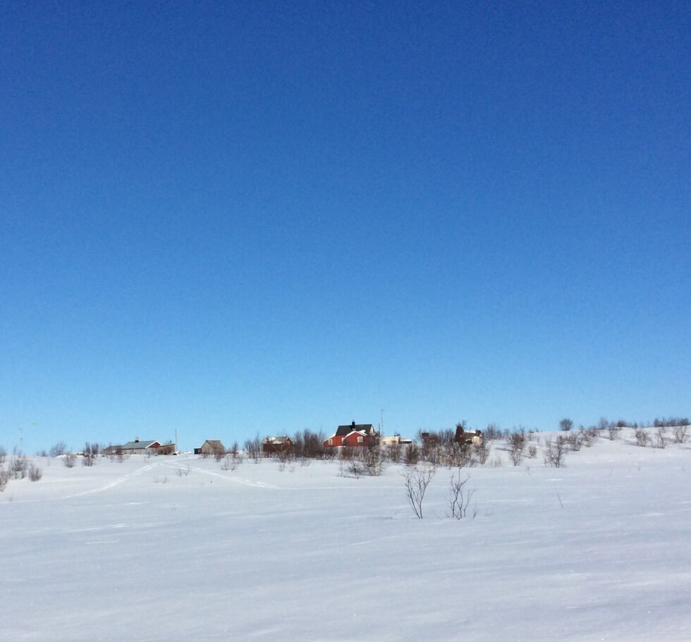 Ødemarkesgården Rágesluoppal har en fast innbygger.
 Foto: Stein Torger Svala