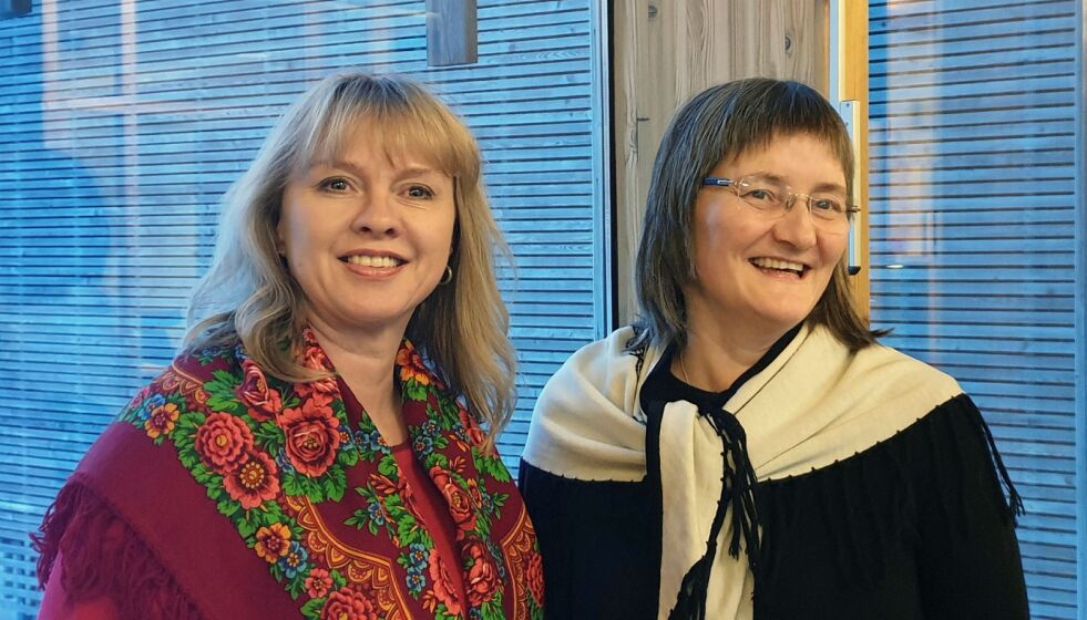 Nordkalottfolkets to representanter på Sametinget, Kjellrun Wilhelmsen og Torill Bakken Kåven, konkluderer som FrP, men med en annen begrunnelse. (Foto: Steinar Solaas)
