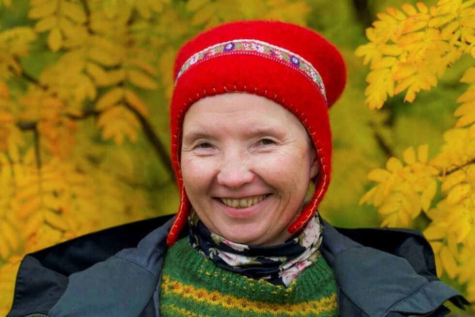 Siri Broch Johansen gleder seg til premieren for stykket Eadnemáddu.
 Foto: Joachim Henriksen