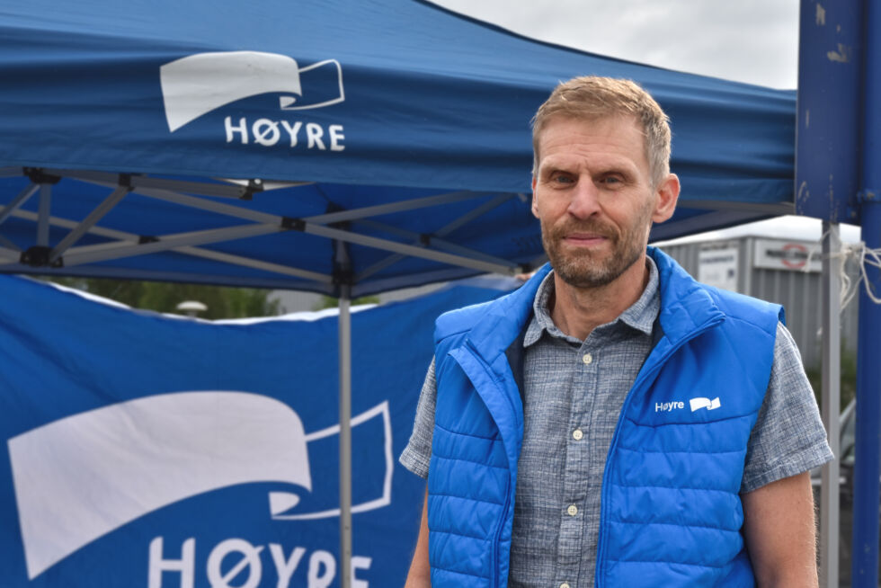 Jo Inge Hesjevik er ordførerkandidat for Porsanger Høyre.
 Foto: Sara Olaussen Stensvold