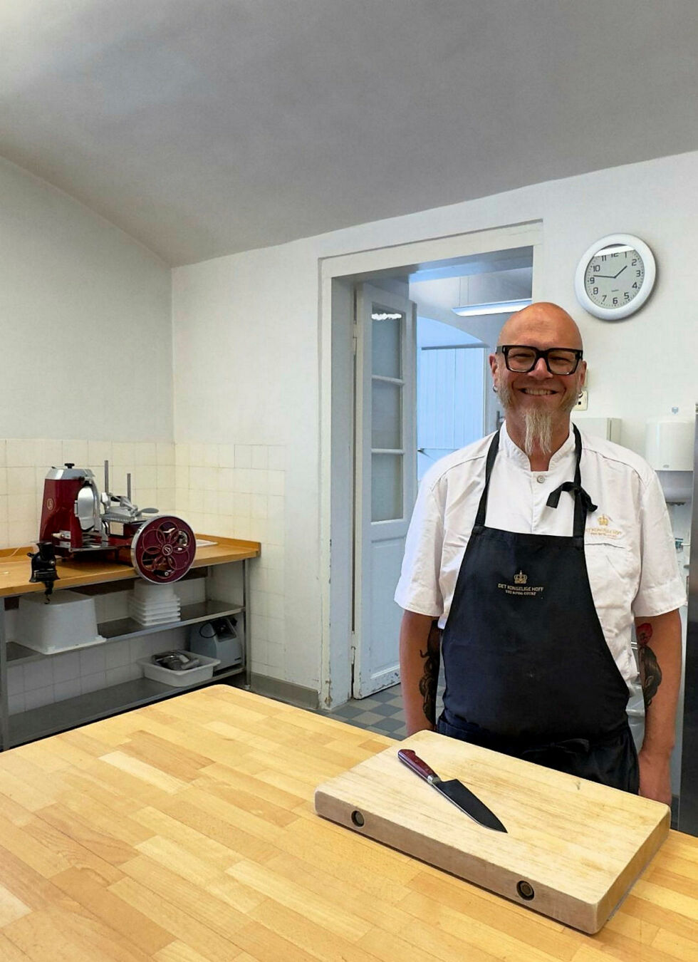 Anders Jørgensen fra Honningsvåg arbeider som kokk ved Det kongelige hoff i Oslo.
 Foto: Privat