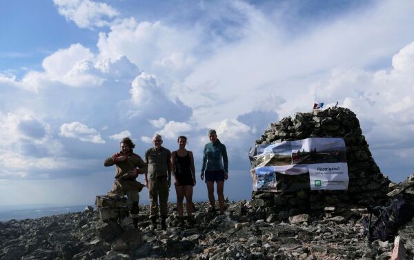 Marsjerte opp mot vindgudens fjell