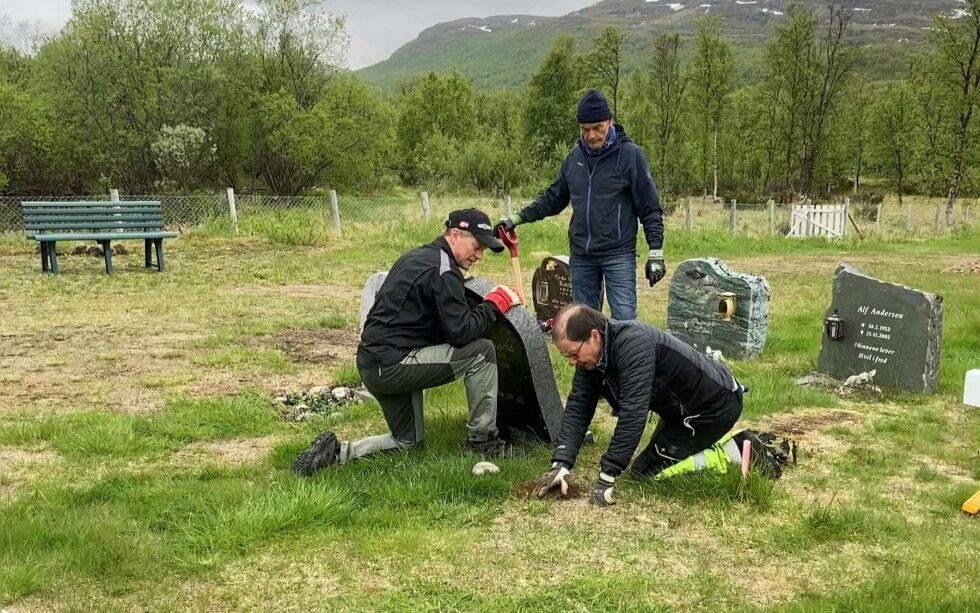 Karsten Persen, Ole Reidar Josefsen og Bjørn Stødle.
 Foto: Anthon Sivertsen