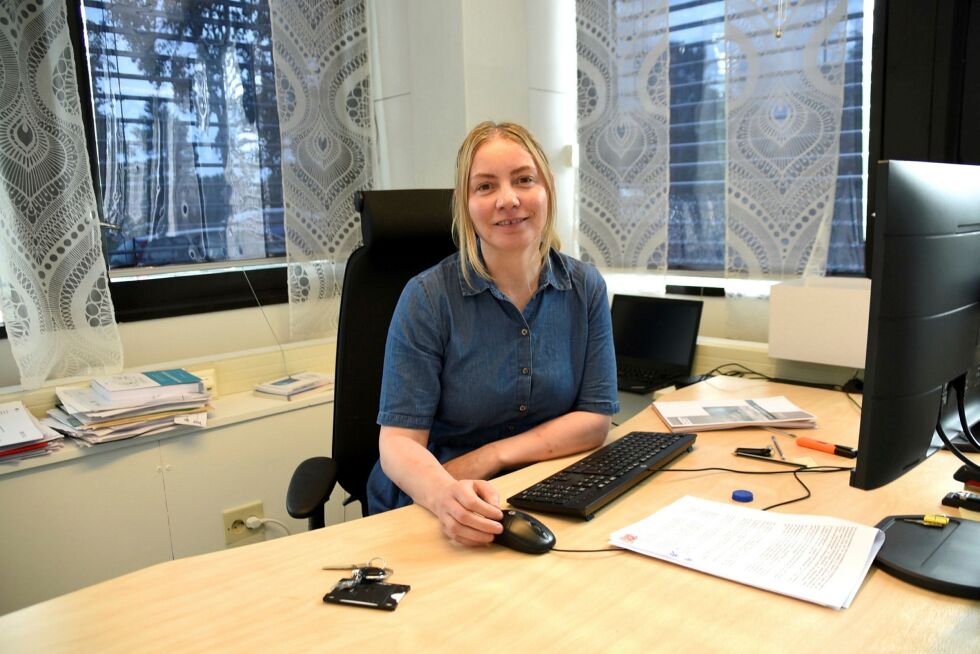 Marit Meløy er leder for prosjektet «Fremtidens Karasjok». Selv kommer hun fra kommunen, og synes det er givende å bidra til å gjøre Karasjok til et bedre sted.
 Foto: Lova Vassli HIlnmo