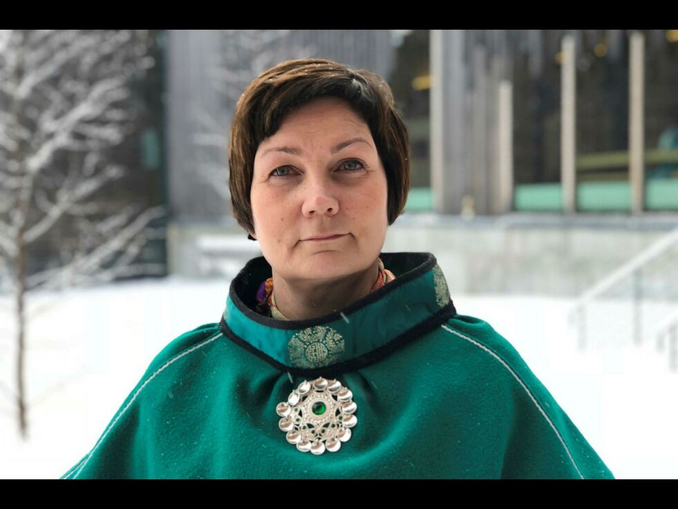 Sametingspresident Aili Keskitalo (NSR). (Pressefoto)