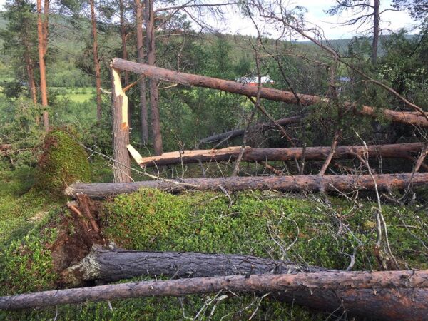 – En gigantisk knyttneve skjøv seg bortover