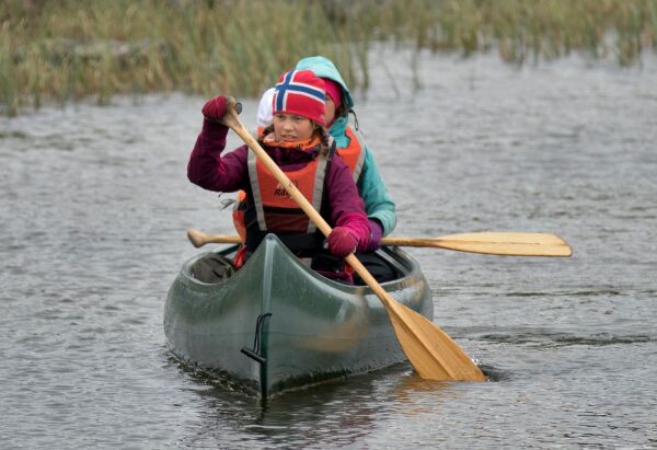 Fuktig kanocamp for Ilar-medlemmene