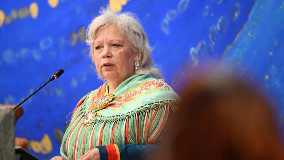Vibeke Larsen er Nordkalottfolkets sametingspresidentkandidat.
 Foto: Irmelin Klemetzen