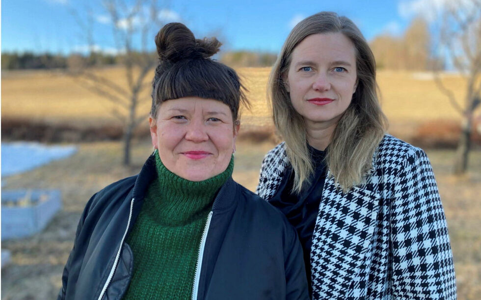 Til venstre Patricia Fjellgren (f. 1976) har arbeidet med revitaliseringen av samiske språk. Hun ble belønnet med Språkrådets minoritetsspråkspris i 2017.  Malin Nord (f. 1973) er forfatter og inngår i Rådet for samisk litteratur i det svenske Författarförbundet.
 Foto: Karin Lenke