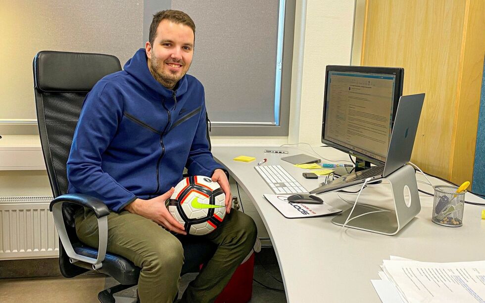Anders Abra­ham­sen i Finn­mark fot­ball­krets ser frem til å kom­me i gang med «Finn­marks­løf­tet». – Vi har fått med vel­dig man­ge spenn­en­de del­tag­ere, med ulik bak­grunn, er­far­ing og rol­le, sier han.
FOTO: FFK
 Foto: Finnmark fotballkrets