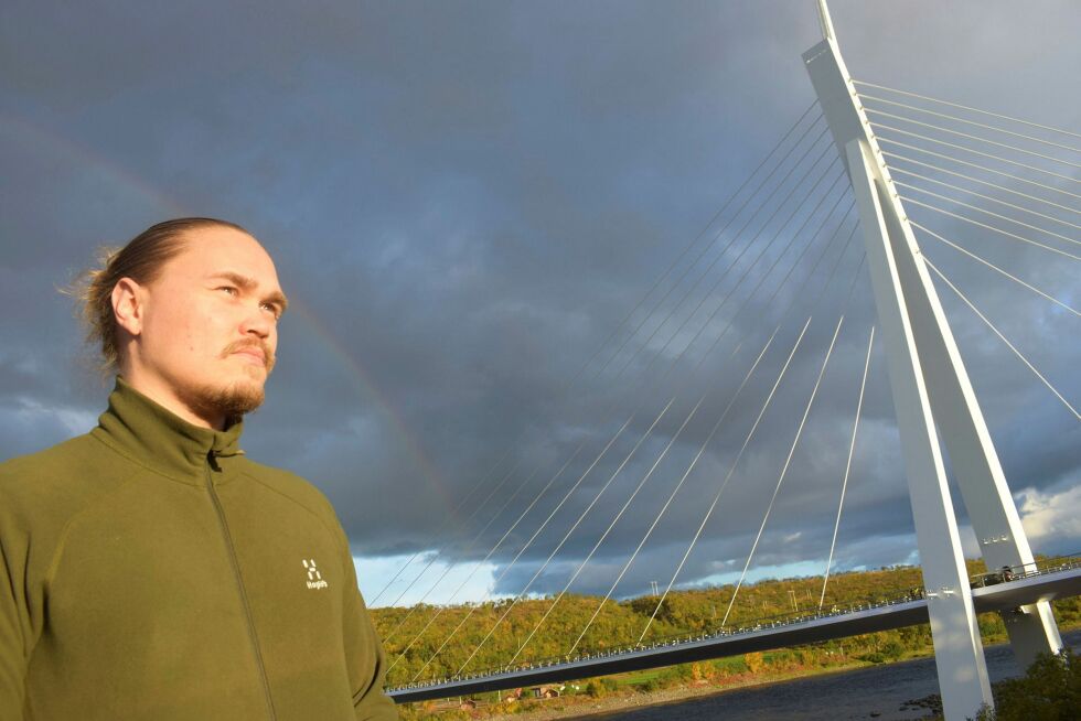 An­dre­as Gundersen har kom­po­nert mu­sikk til åp­nin­gen.
FOTO: Bir­git­te Wisur Olsen