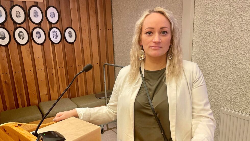 Tanas nye økonomirådgiver, Kristin Holm Balto opplyste at Tanas renteutgifter øker med to millioner kroner som følge av at renta har gått opp.
 Foto: Birgitte Wisur Olsen