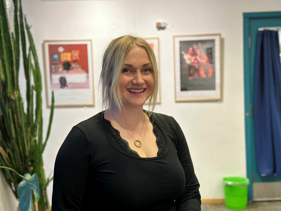 – Når ord ikke strekker til er bildene en fin måte å uttrykke seg på, forteller Anja Danielsen.
 Foto: Hallgeir Henriksen