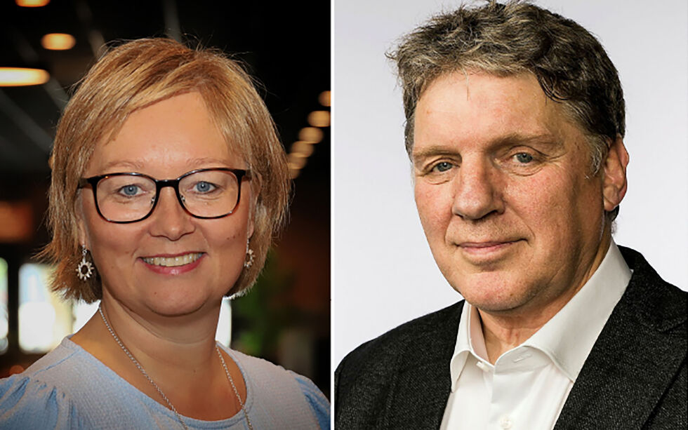 Heidi Holmgren og Geir Adelsten Iversen, Sp (Arkivfoto: Finnmark Sp/Peter Mydske)