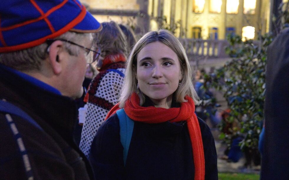 Sofie Marhaug er Rødts medlem i Stortingets energi- og miljøkomité, og en av de fire forslagsstillerne.
 Foto: Steinar Solaas