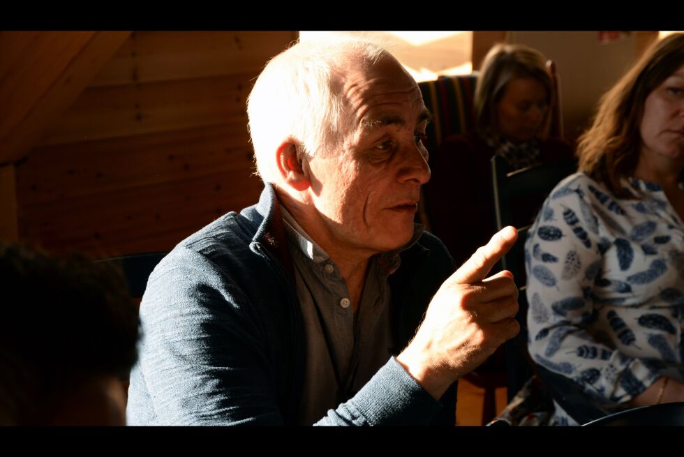 Filp Mikkelsen (H) representerer Felleslista for Høyre, Krf, Venstre og Uavhengige. 19. september 2017 la han fram forslaget i Tysfjord kommuestyre. Fredag 20. april 2017 ble forslaget vedtak i regjeringa.
 Foto: Steinar Solaas