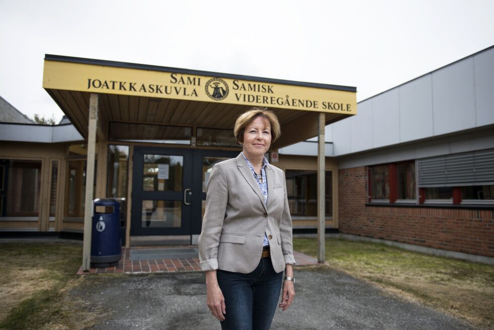 Rektor ved Samisk videregående skole i Karasjok, Synnøve Solbakken-Härkönen krever millionbeløp tilbakebetalt fra Karasjok kommune.
 Foto: Frøydis Falch Urbye