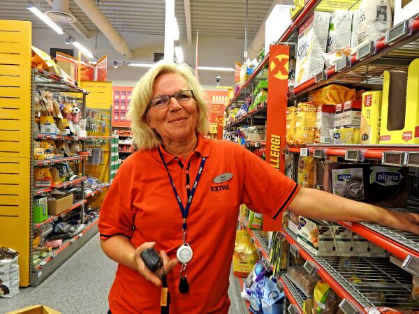Hektisk og hett på butikken