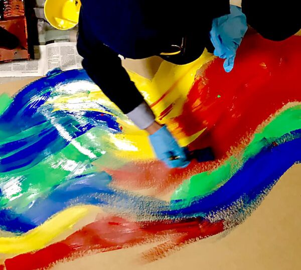 Kunstverk fra «Oslo til Sápmi» av ungdommen