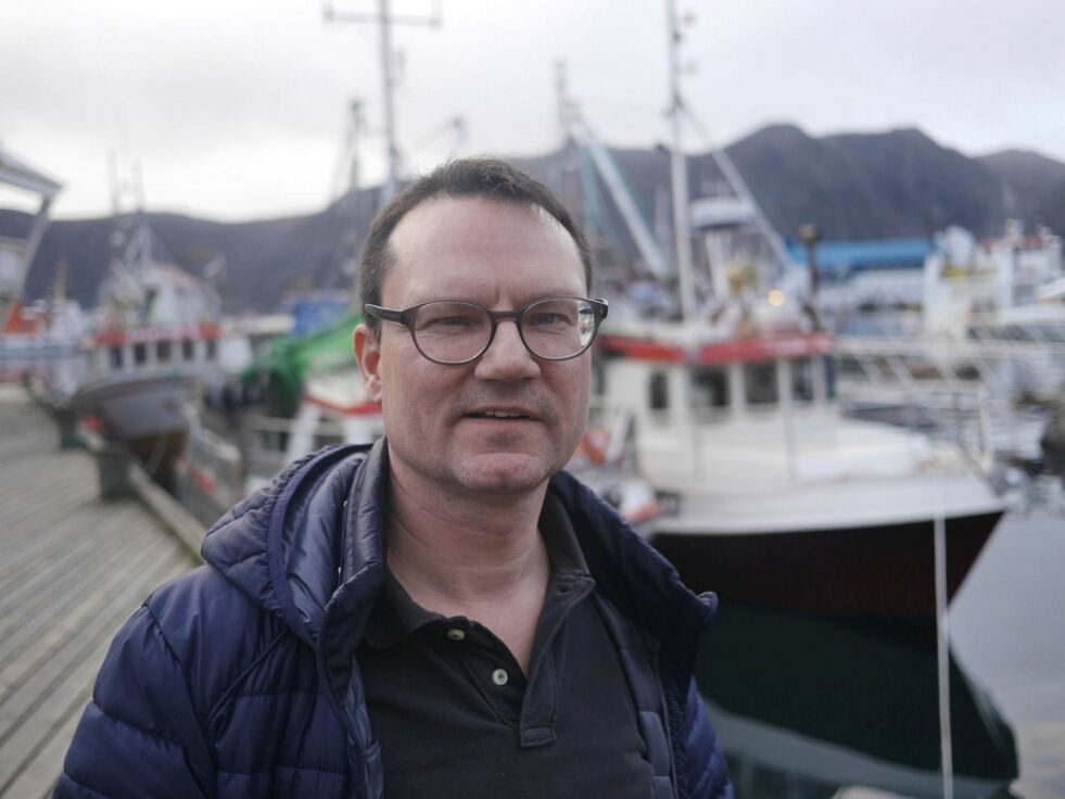 Nord­kapp-ord­fø­rer Jan Olsen me­ner luk­ket an­legg i sjø er frem­tid­en i opp­dretts­næ­rin­gen. Foto: Geir Jo­han­sen