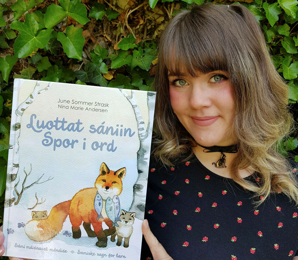 Nina Marie Andersen står bak illustrasjonene i noen samiske barnebøker som har kommet på utlånstoppen.
 Foto: Privat