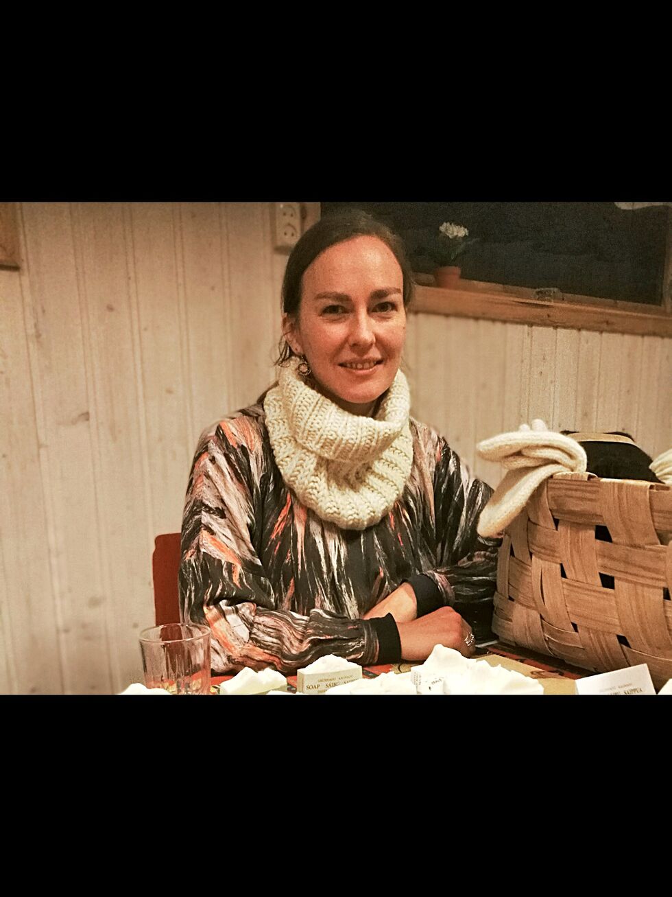 Det var det mulig å få kjøpt av Elina Sipilä på julemessa i Skiippagurra lørdag.
 Foto: Erik Brenli